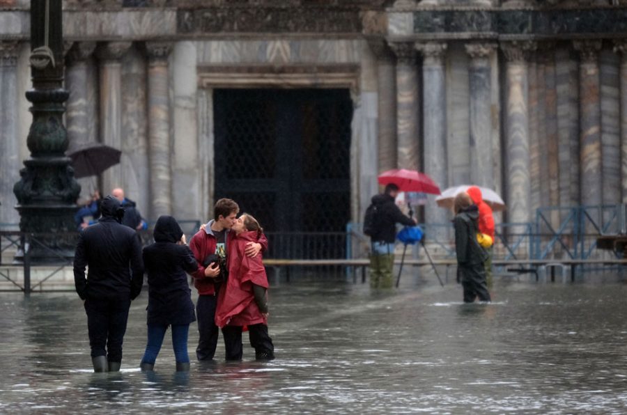 venice floods storm climate change