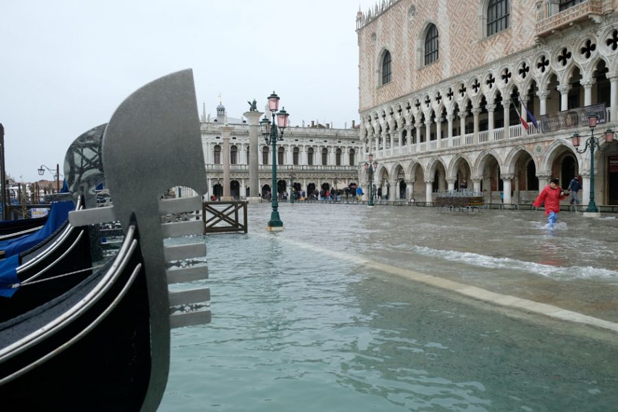 venice floods storm climate change