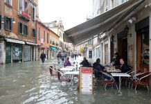 venice floods storm climate change