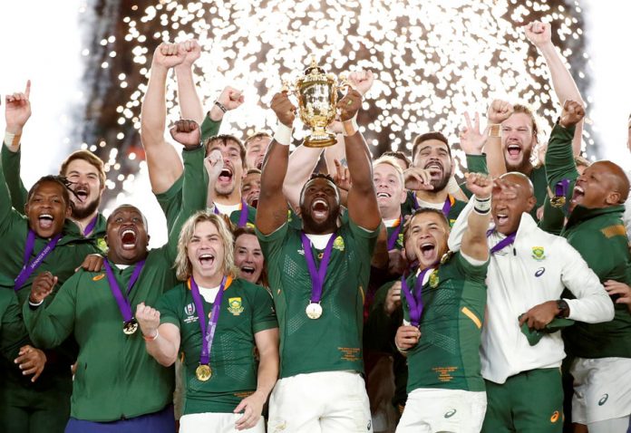 FILE PHOTO: Rugby World Cup - Final - England v South Africa World Champion Springboks to Host Scotland and Georgia in July 2020