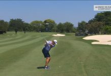 players tee off in shorts european open south africa