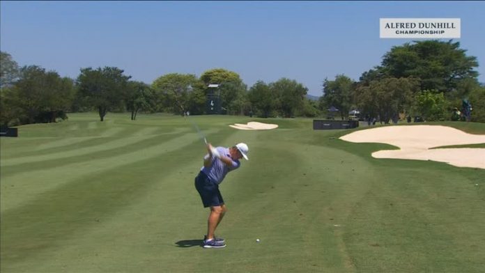 Players tee off in shorts in sunny South Africa players tee off in shorts european open south africa