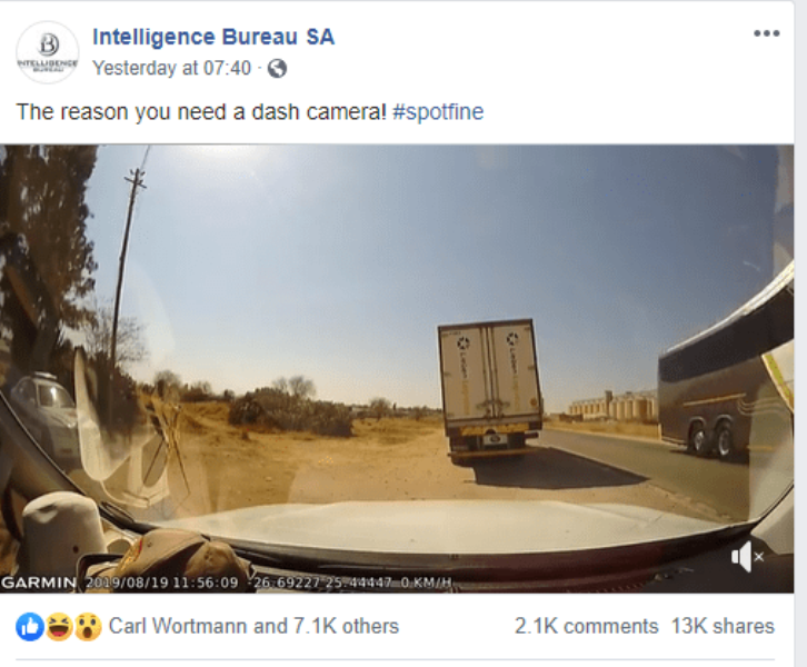 traffic officers bribe south africa dashcam
