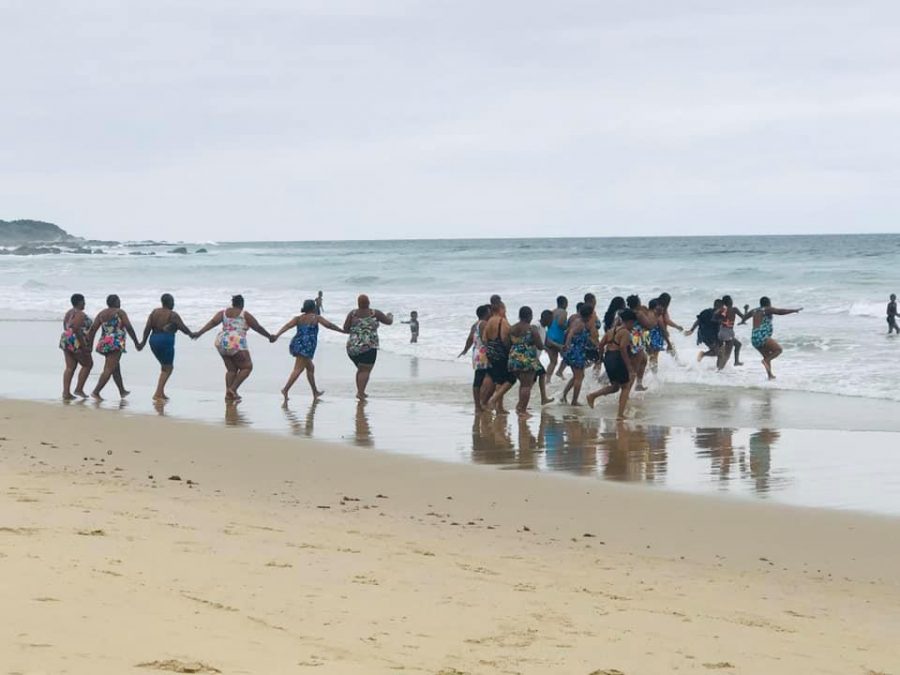gauteng grannies first ocean swim ever