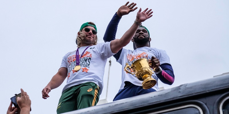 kolisi and faf in port elizabeth