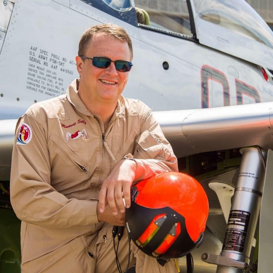 The owner of Sunward Ranch is South Africa whose 5 lions were poisoned and butchered. He is a top air display pilot pictured here with his World War 2 P51 Mustang warplane
