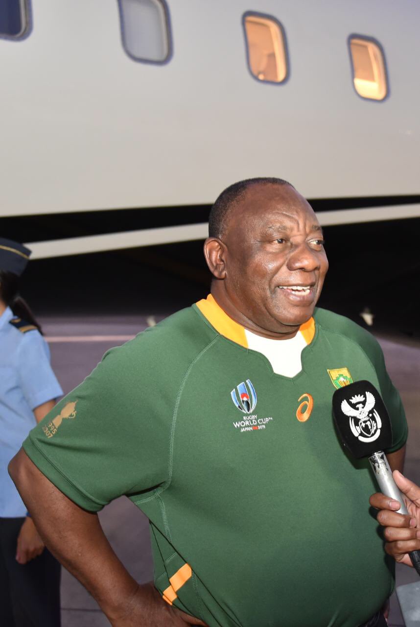 ramaphosa interviewed ahead of japan trip