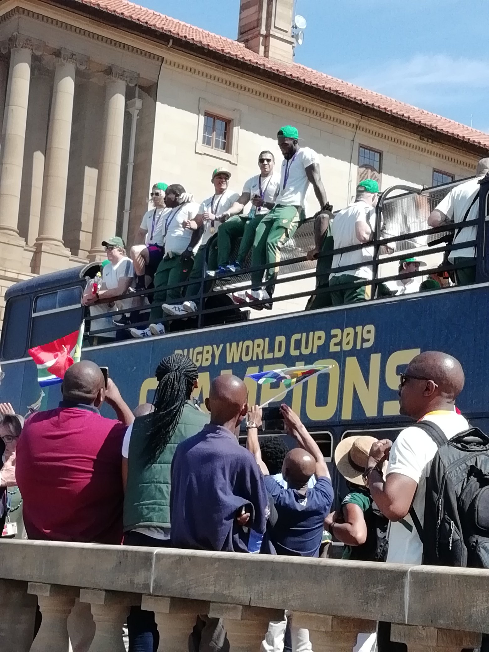 springboks on bus tour of south africa