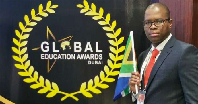 Khangelani Sibiya teacher of the year award south african