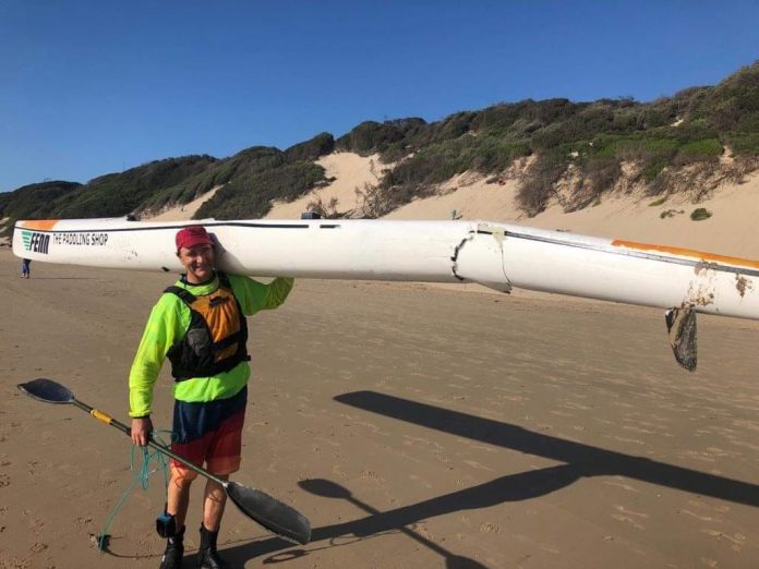 roger swinney shark attack paddle board roger swinney shark attack surfski paddle board