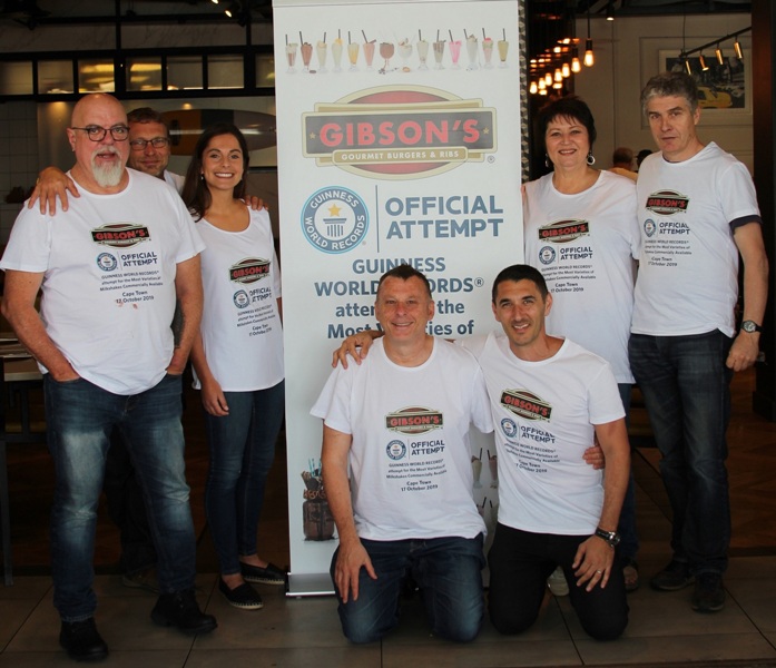 milkshake world record - cape town restaurant gibsons, south africa