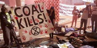 extinction rebellion coal kills south africa