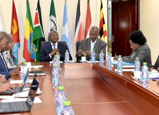 Deputy President David Mabuza meets with the InterGovernmental Authority on Development (IGAD) Special Envoys to South Sudan. The aim of the meeting was to discuss the proposals towards taking the ongoing process of bringing peace to South Sudan forward. (Photos: GCIS)