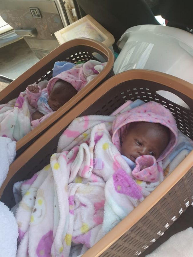twin babies south africa mom died