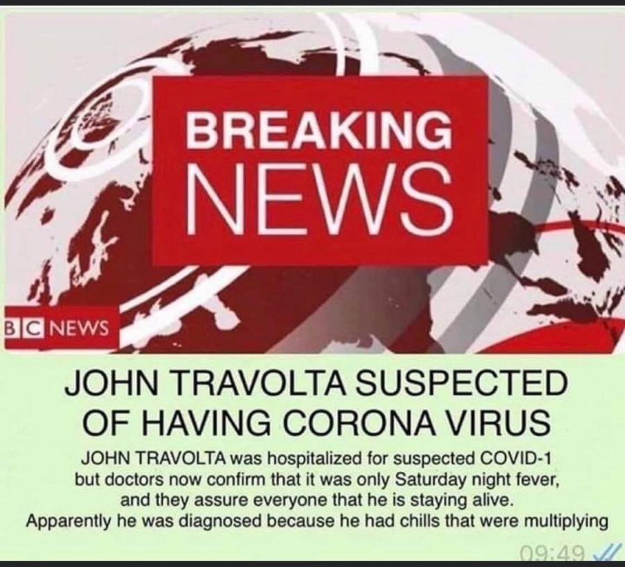 coronavirus jokes and memes john travolta