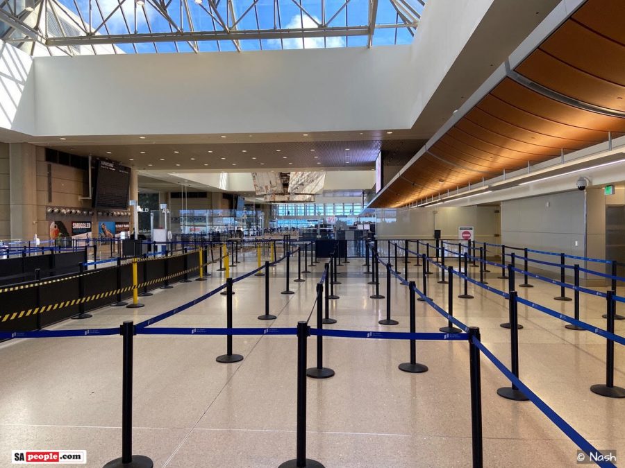 lax airport ghost town