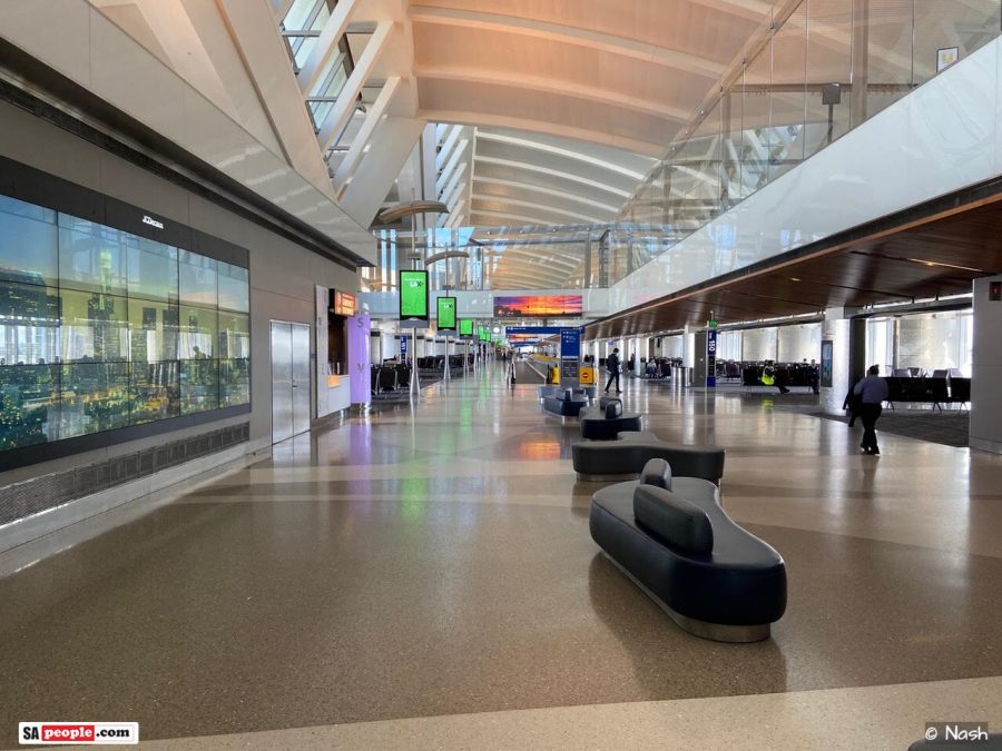 lax airport ghost town