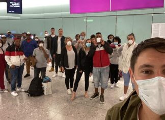 south africans stuck heathrow airport