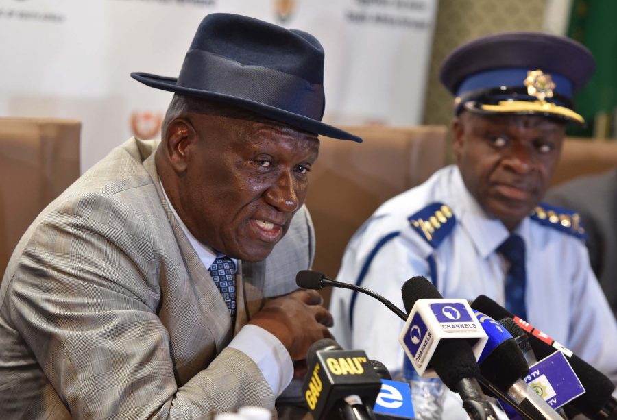 south african police minister bheki cele looting liquor stores