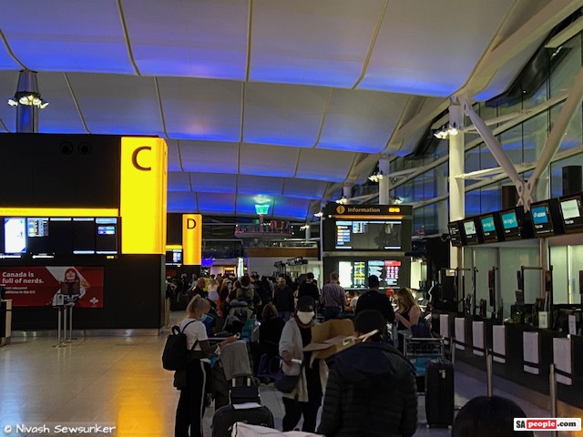 heathrow early morning south africans repatriation