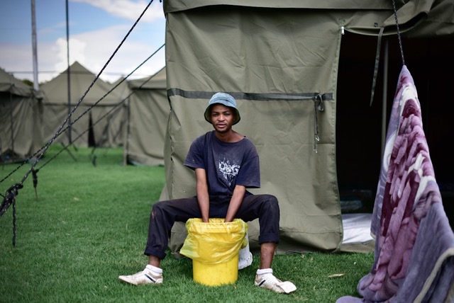 homeless shelter lyttleton south africa lesufi