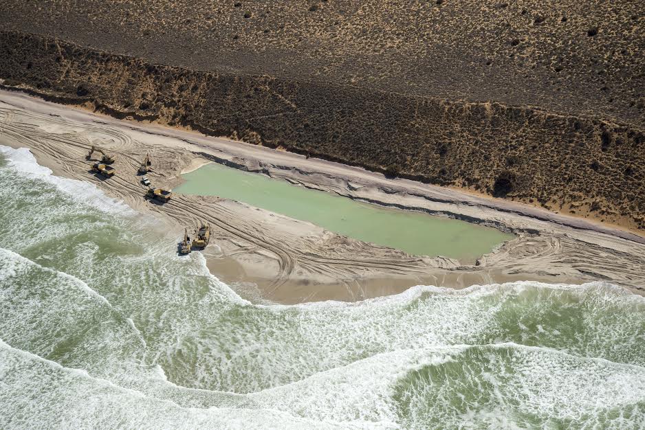mining western cape beach south africa