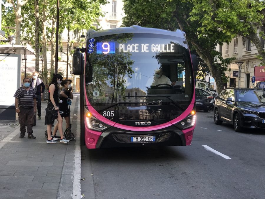 Free bus rides for anyone in Antibes