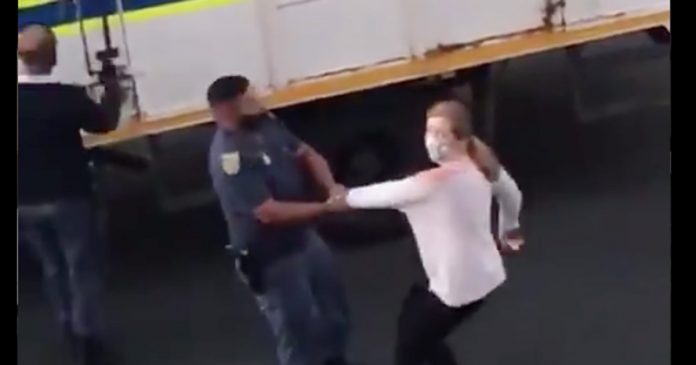 woman-arrested-south-africa woman-arrested-south-africa