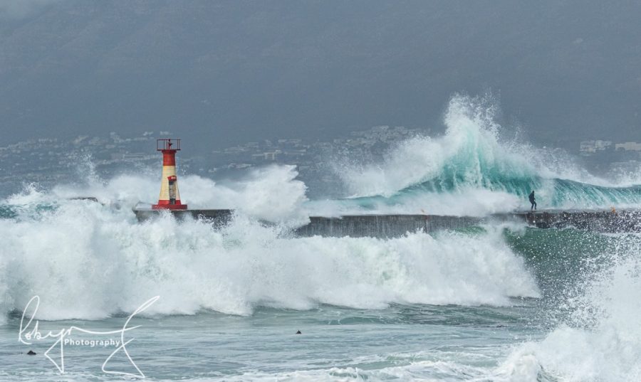 Man Wave Harbour Wall Kalk Bay