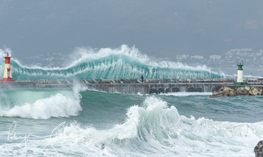 Man Wave Harbour Wall Kalk Bay