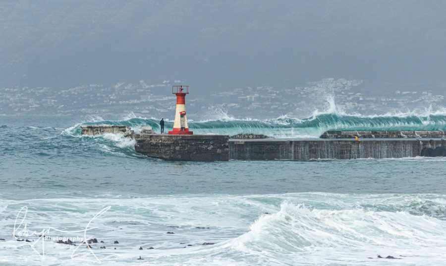 Man Wave Harbour Wall Kalk Bay