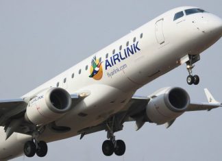 airlink flight route