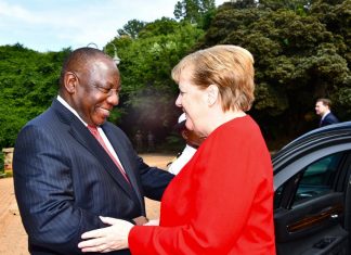 South African president Cyril Ramaphosa and German chancellor Angela Merkel have shown good leadership in the fight against COVID-19. GCIS
