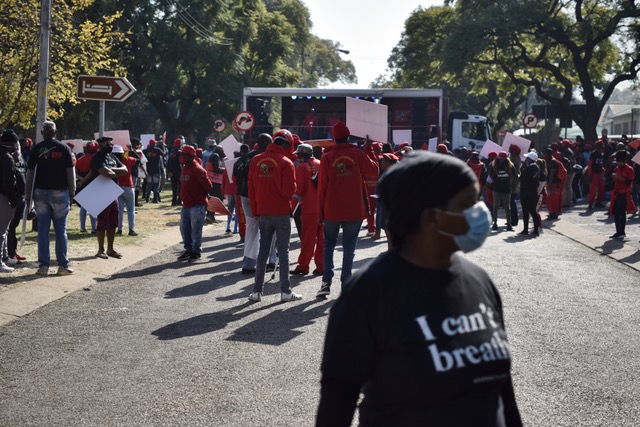 eff protest us embassy pretoria