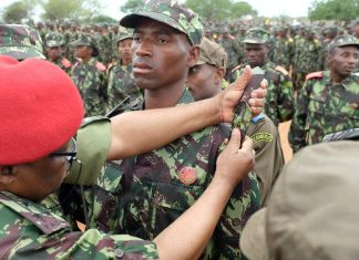 mozambigue soldiers
