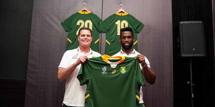 Rassie Erasmus Siya Kolisi Springboks Rassie Erasmus Siya Kolisi Springboks