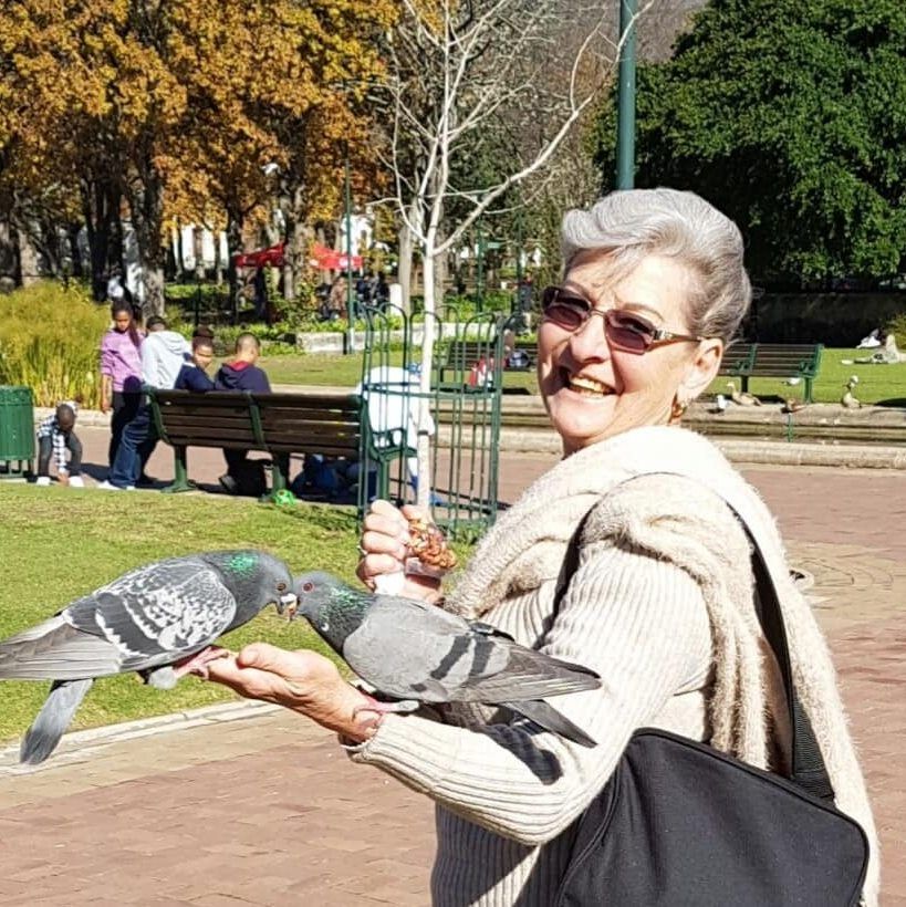 Murdered Breggie Brand, 73, who was abducted along with her husband and daughter from a smallholding in South Africa