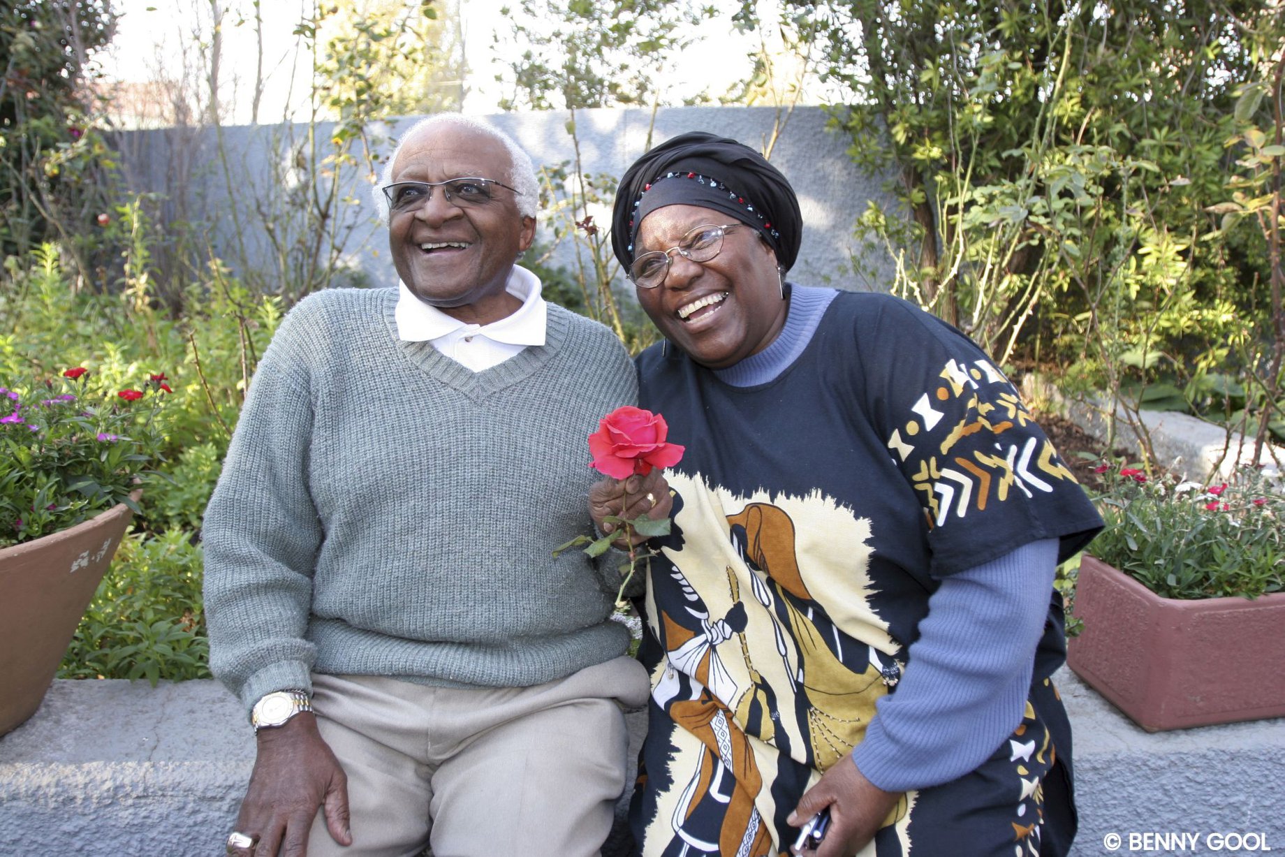 Archbishop Tutu and Wife Leah Celebrate 65th Wedding Anniversary ...