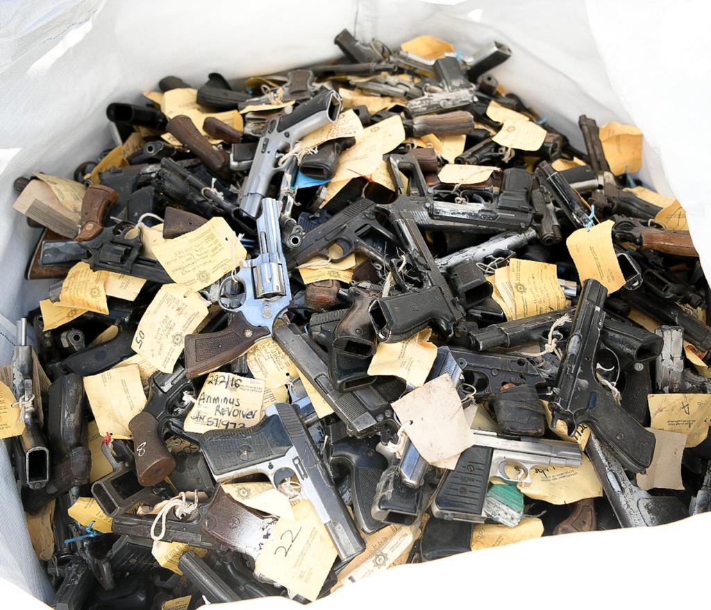 Police Melt Down Over 30,000 Illegal Firearms SAPeople Worldwide