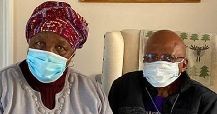 leah-desmond-tutu Demond Tutu and his wife Leah call on young people to mask up and share their stories.