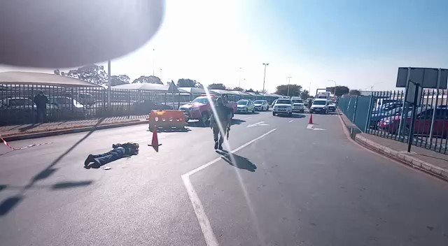 ortambo airport shooting robbery south africa