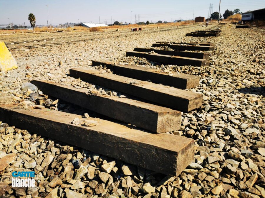 train looting copper cable theft