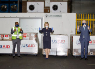 south africa united states covid donation