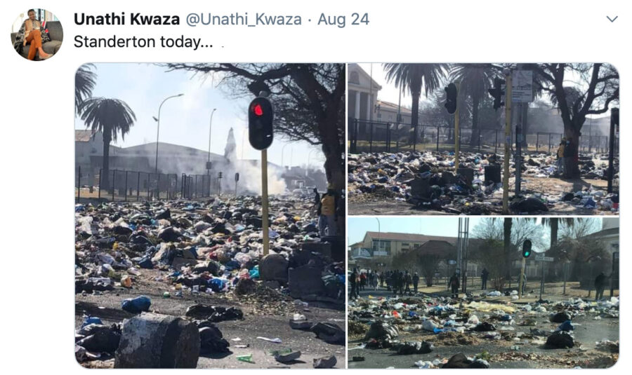 standerton images rubbish garbage