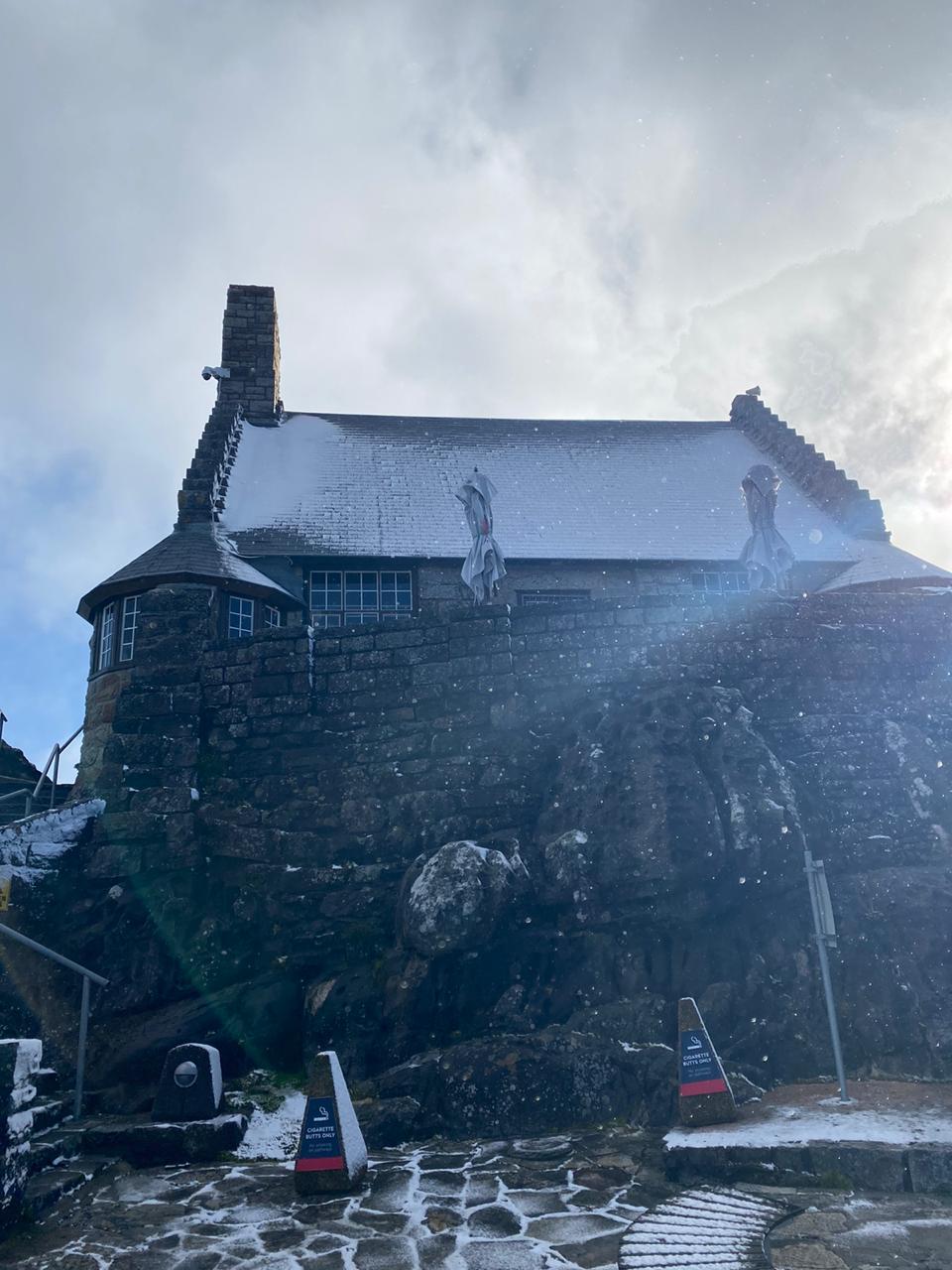PHOTOS of Snow on Table Mountain as Cableway Opens Early in Cape Town