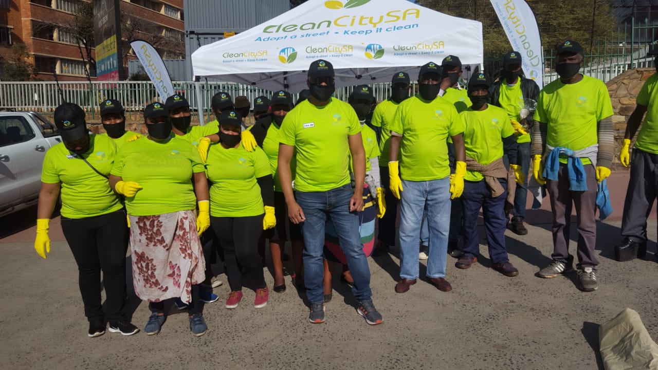 cleanacitysa johannesburg hillbroad sanitation cleanup
