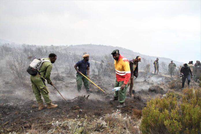 kilimanjaro tanzania fire kilimanjaro tanzania fire