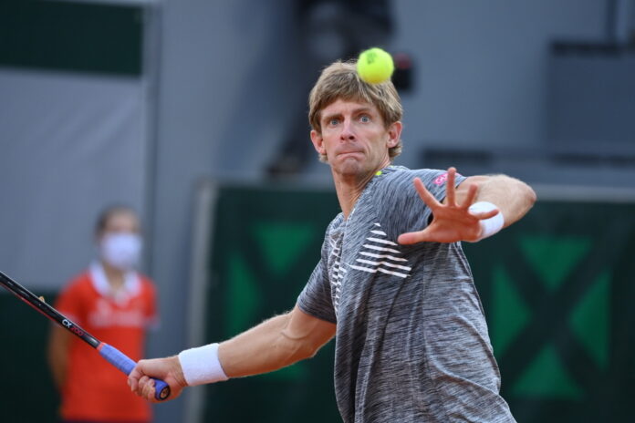 kevin anderson tennis french open rg Kevin Anderson at the French Open earlier this week. Photo: Rolan Garros