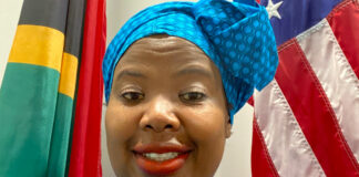 Thandile Sunduza, Consul General in Los Angeles. Photo: Twitter/Thandile Sunduza