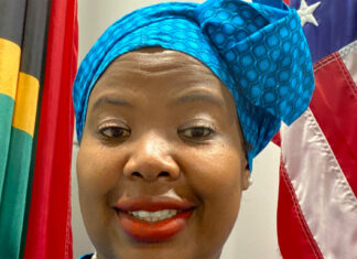 Thandile Sunduza, Consul General in Los Angeles. Photo: Twitter/Thandile Sunduza